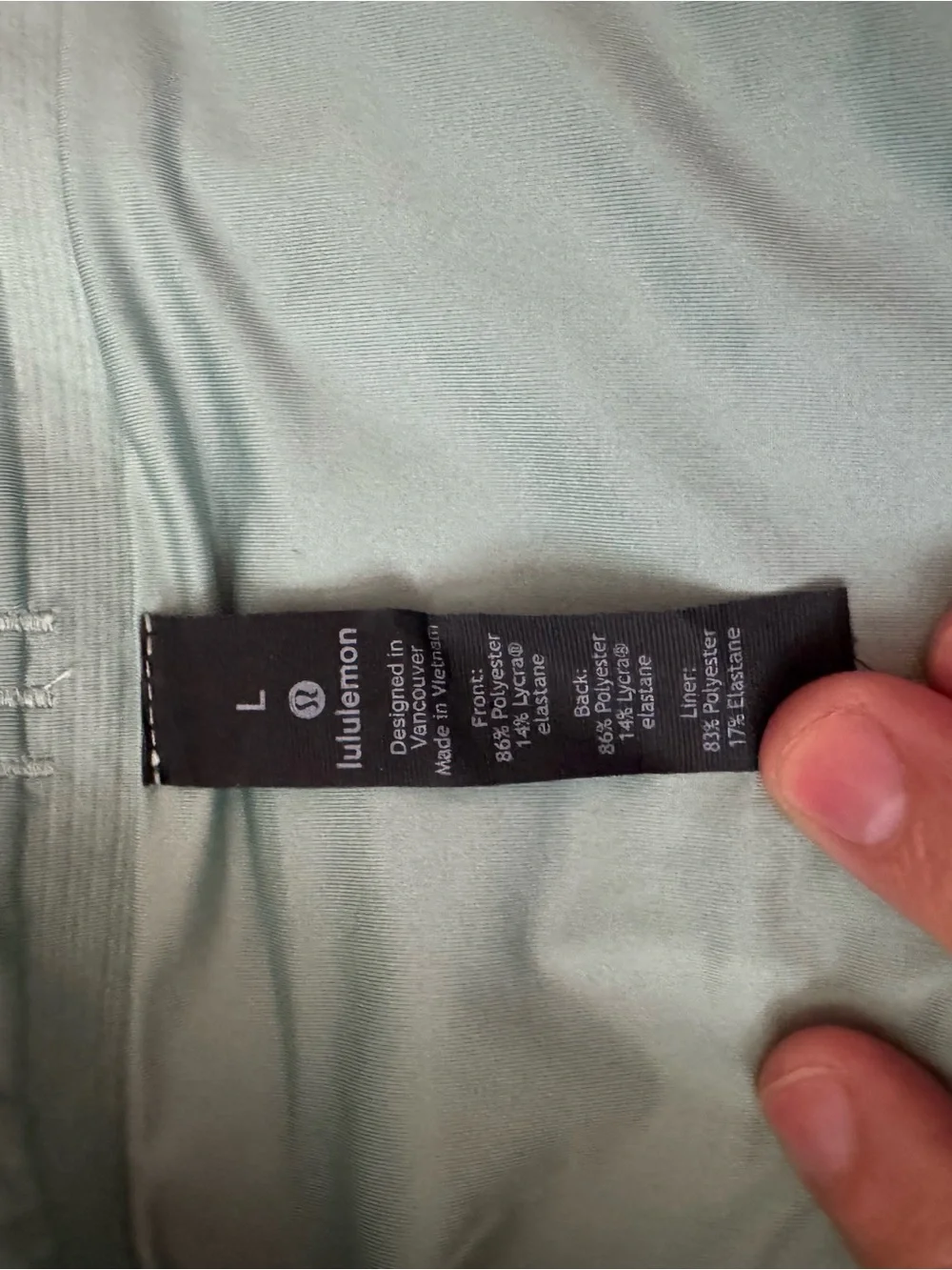lululemon athletica Men’s Mint Green Surge Shorts